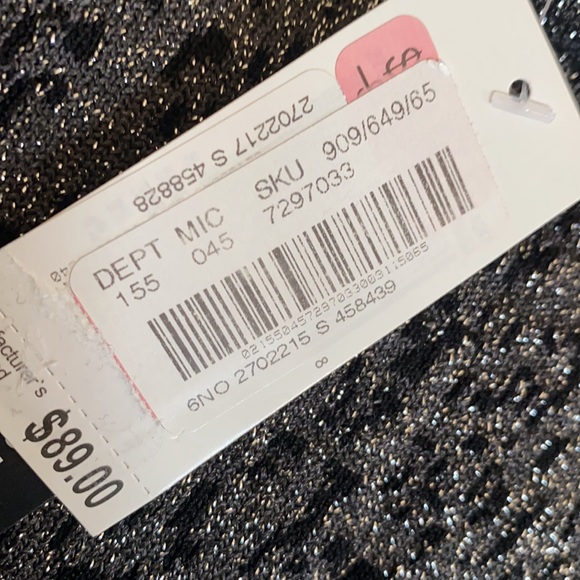 Chelsea & Theodore long women’s black and silver sparkly sweater size small - Picture 5 of 5